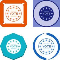 diseño de icono de voto vector