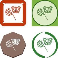 mariposa receptor icono diseño vector