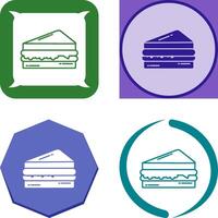 diseño de icono de sandwich vector