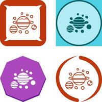 Planets Icon Design vector