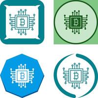 Chip Icon Design vector