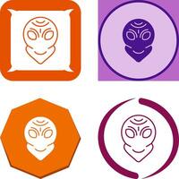 Alien Icon Design vector