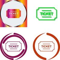 Tickets Icon Design vector