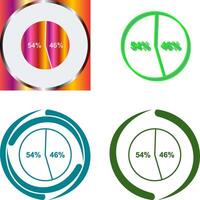 Candidate Stats Icon Design vector