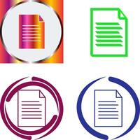 Sheet Icon Design vector