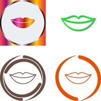 Lips Icon Design vector