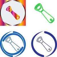 Bottle Opener Icon Design vector