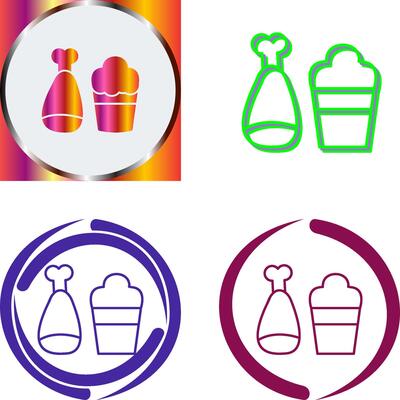 Food and Beer Icon Design