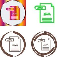 Java Icon Design vector