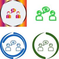 Chatting Icon Design vector