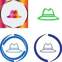 diseño de icono de sombrero vector