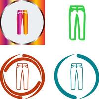 Trousers Icon Design vector