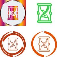 Hourglass Icon Design vector