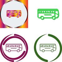 Bus Icon Design vector