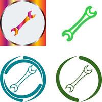 Spanner Icon Design vector