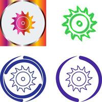 Saw Blade Icon Design vector