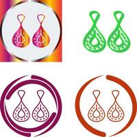 Earring Icon Design vector