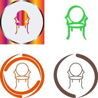 Ancient Chair Icon Design vector