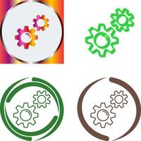 Gears Icon Design vector