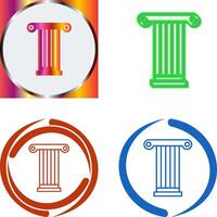 Pillar Icon Design vector