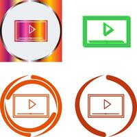 Screening Icon Design vector