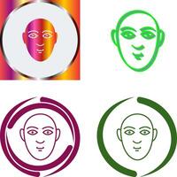 Human Face Icon Design vector