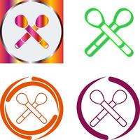 Brushes Icon Design vector