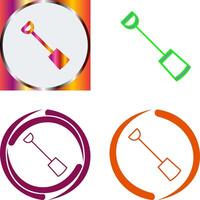 Hand Shovel Icon Design vector