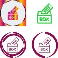Giing Vote Icon Design vector