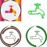 Water Tap Icon Design vector