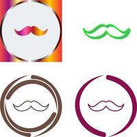 Moustache Icon Design vector