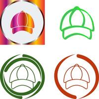 P Cap Icon Design vector