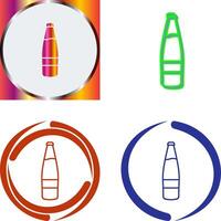 Beer Bottle Icon Design vector