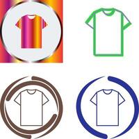 Plain T Shirt Icon Design vector