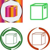 diseño de icono de caja vector