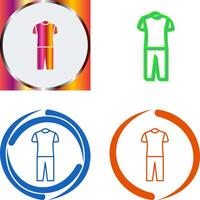 Pyjamas Suit Icon Design vector