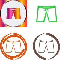 diseño de icono de pantalones cortos vector