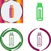 USB Drive Icon Design vector