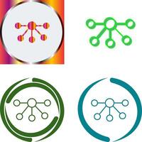 Nodes Icon Design vector