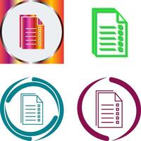 Data Files Icon Design vector