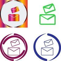 Messages Icon Design vector