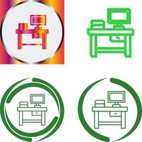 Table Icon Design vector