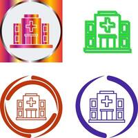 diseño de icono de hospital vector