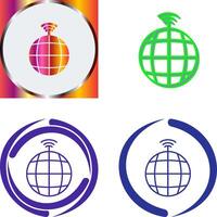 Global Signals Icon Design vector