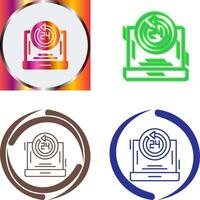 24h Support Icon Design vector