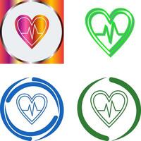 cardiograma icono diseño vector