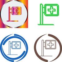 Signboard Icon Design vector