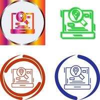 Find Location Icon Design vector