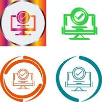 Confirmation Icon Design vector