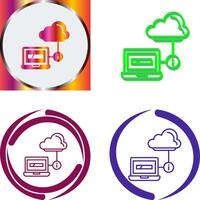 Laptop Icon Design vector